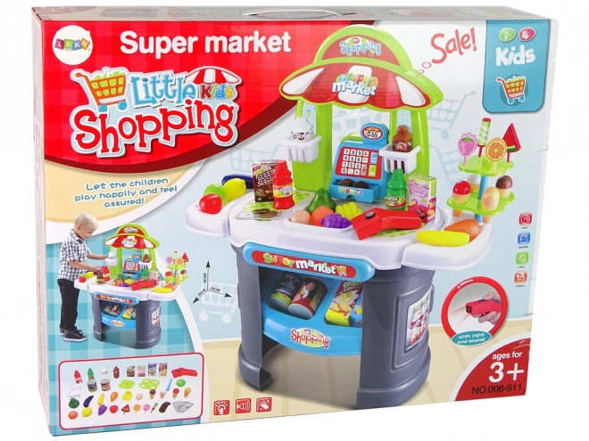 Supermarkt-Spielset mit Scanner für Kinder