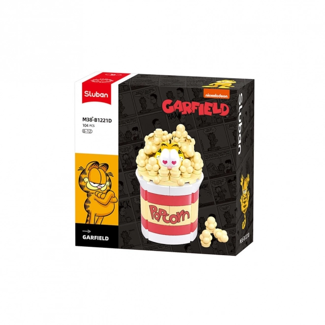 Garfield im Popcorn - Sluban Bauset