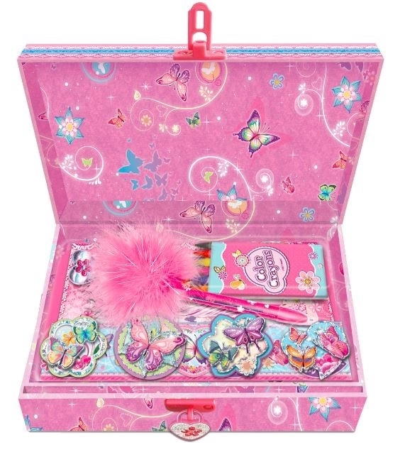 Pecoware Set mit Tagebuch - Schmetterlinge