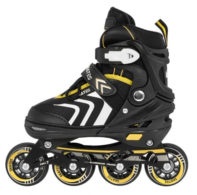 Multifunktionale Kinderskates 4-in-1 Blau Größe 39-43 – Gelb