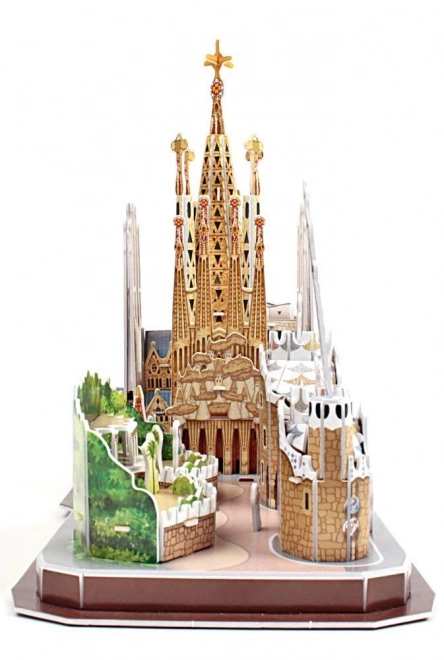 3D Panorama Puzzle Barcelona von CubicFun