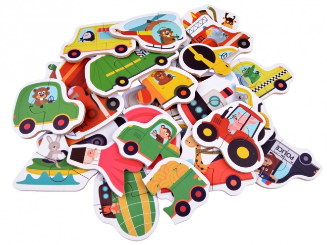 Fahrzeug Puzzle Set für Kinder