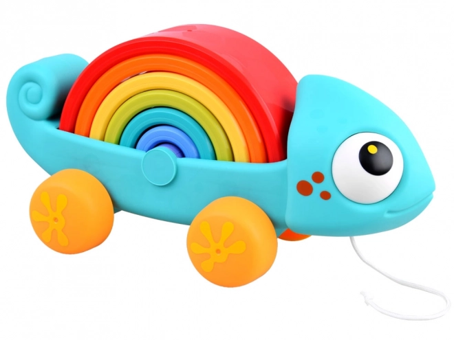 Regenbogen Chamäleon Montessori Puzzle 18m+