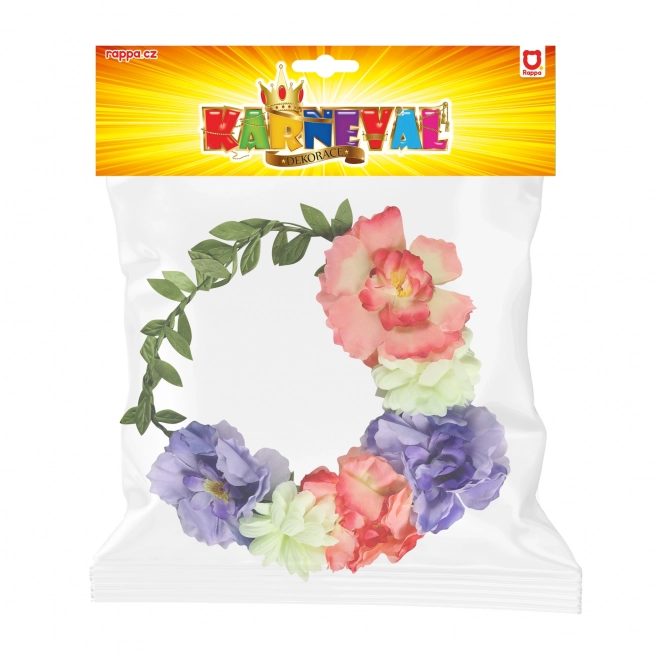 Bunter Blumenkranz Haarreif