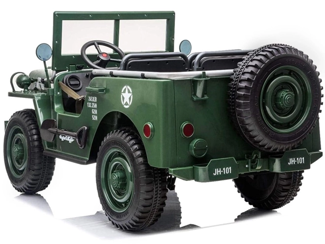 Militärisches Geländewagen mit Fernsteuerung – Hellgrün