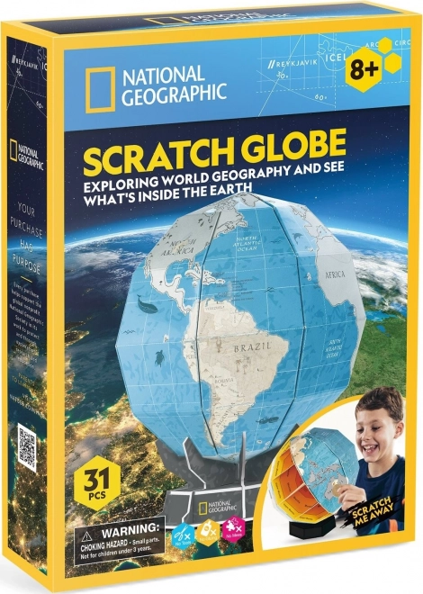 3D-Puzzle National Geographic Globus