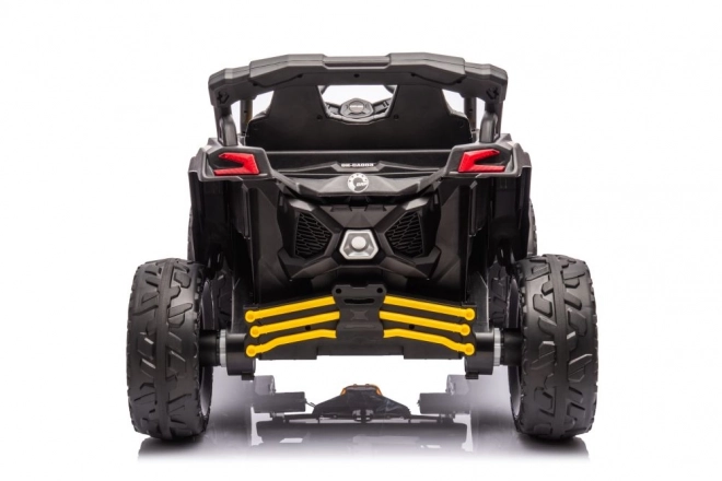 Gelbes Elektroauto Buggy Can-Am