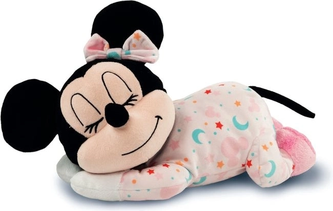 Entspannungs-Plüsch-Minnie mit Chromotherapie und Melodien CLEMENTONI BABY