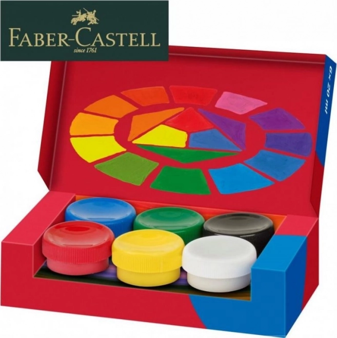 Faber-Castell Temperafarben Set 6 x 20 ml