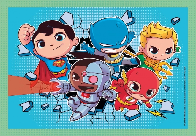 Puzzle 4-in-1 - DC Super Friends