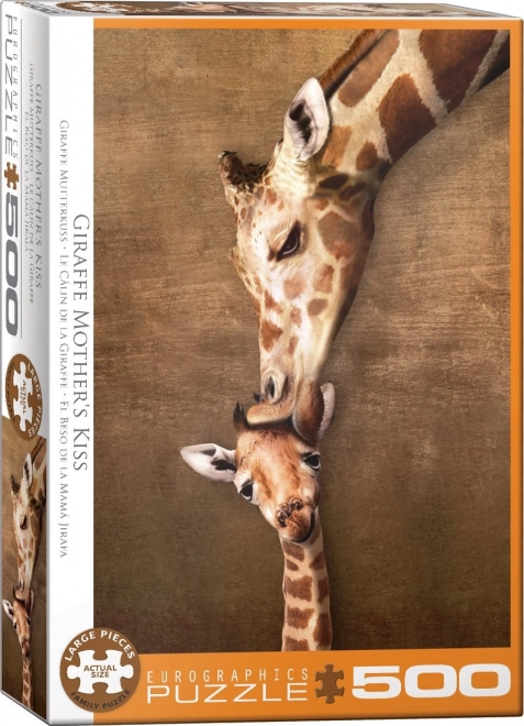 Puzzle Kuss der Giraffen XL