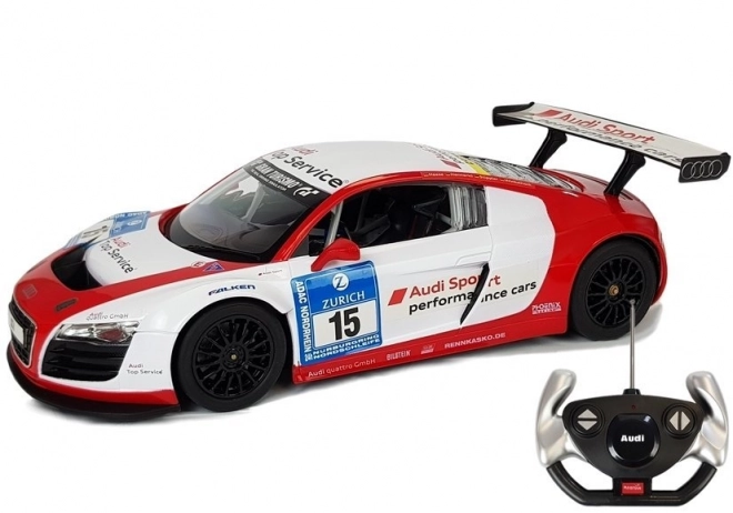 Rastar Audi R8 LMS ferngesteuertes Auto 1:14 weiß-rot