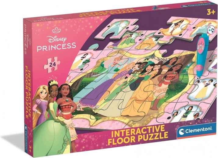 Bodenpuzzle mit interaktivem Stift Prinzessinnen 24 Teile