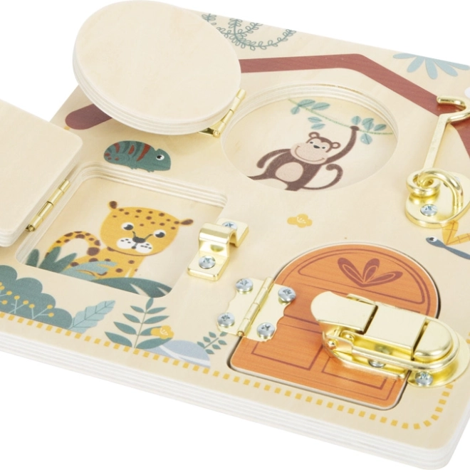 Verspieltes Safari-Motiv mit Tieren