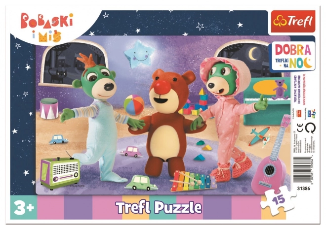 Trefl Puzzle Ramkowe - Gute Nacht mit Trefliki