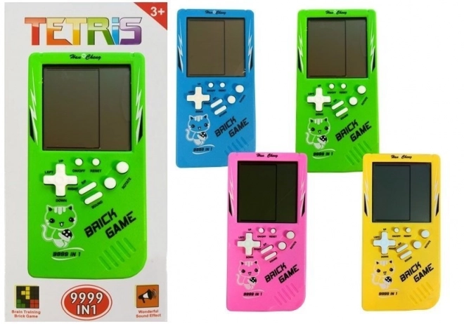 Elektronisches Spiel Tetris Brick Game blau