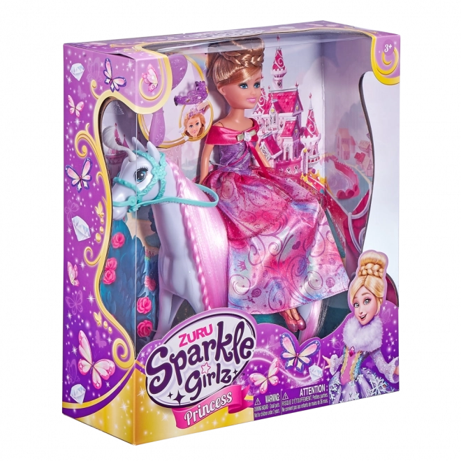 Prinzessin Sparkle Girlz mit Pferd