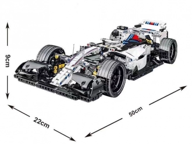 Technische Bausteine Formel 1 Rennwagen Set