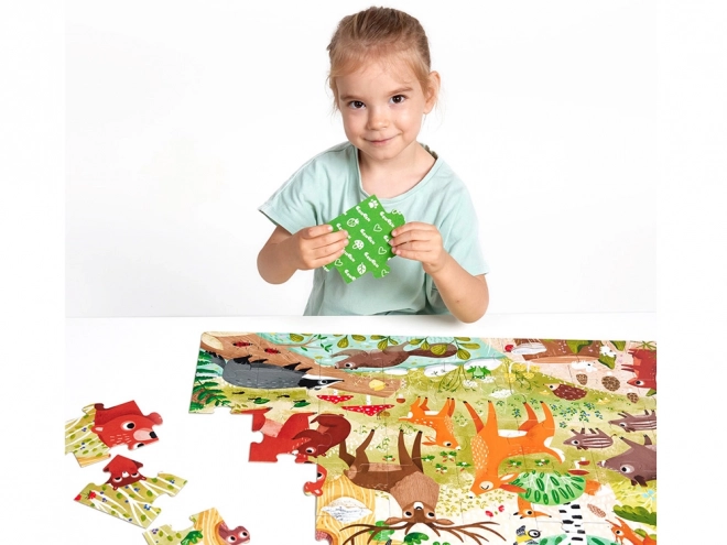 CzuCzu Puzzle Wilder Wald 40 Teile