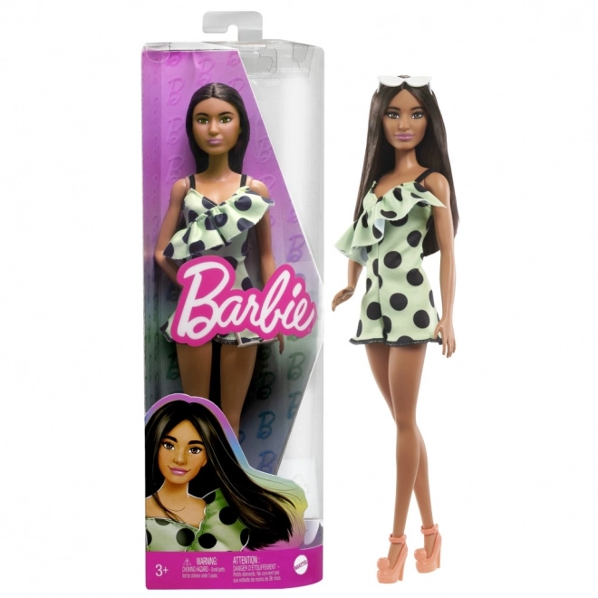 Barbie Fashionistas Puppe im gepunkteten Overall