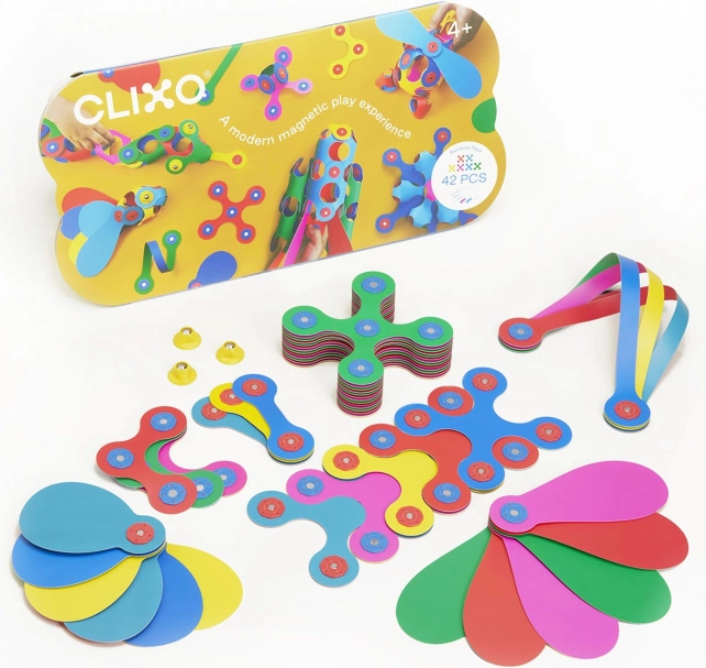 Magnetpuzzle Rainbow Clixo, 42 Teile