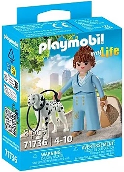 Mein Leben Frau mit Dalmatiner