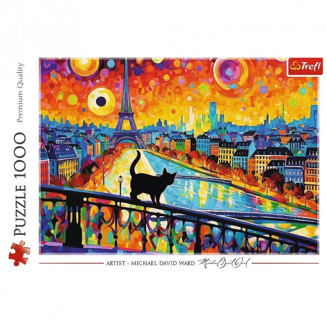 Puzzle 1000 Teile Katzen in Paris