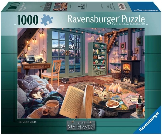 Ravensburger Puzzle Mein Rückzugsort: Gemütlicher Raum 1000 Teile