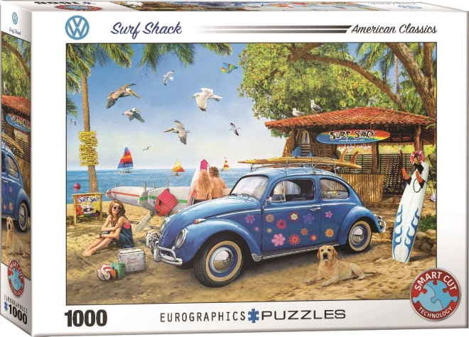 Puzzle Eurographics VW Käfer und Surfer 1000 Teile