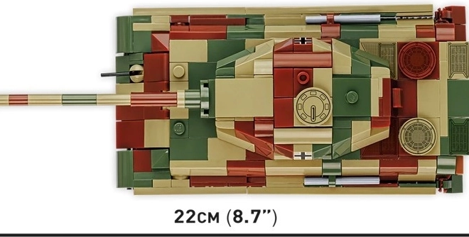 Modell des Panzers Tiger II Königstiger aus Kunststoffsteinen
