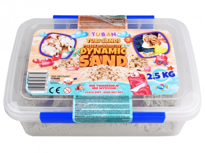 Dynamischer Sand 2,5 kg im Behälter, Natürlich