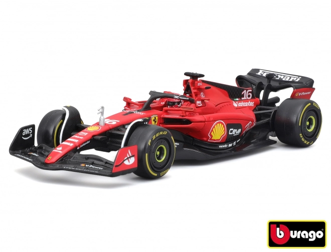 Ferrari SF-23 Formel 1 Modell mit Charles Leclerc Figur