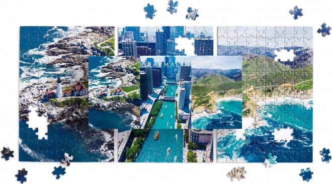 Galison Puzzle Luftaufnahmen USA