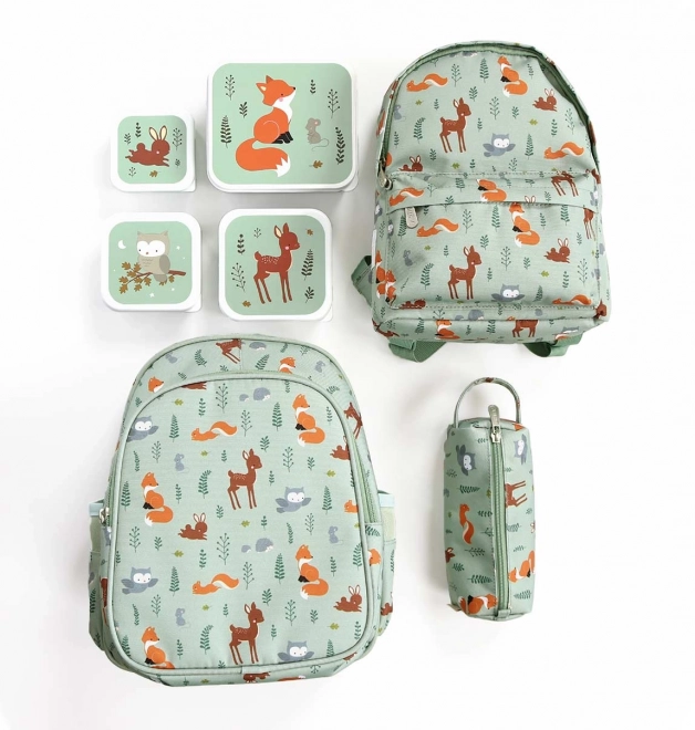 A Little Lovely Company Kleiner Kinderrucksack – Freunde aus dem Wald