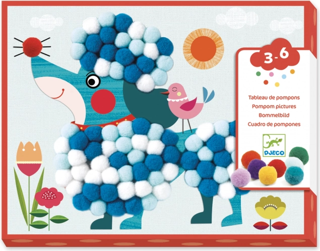 Collagen mit Pompons Hundetollen von Djeco