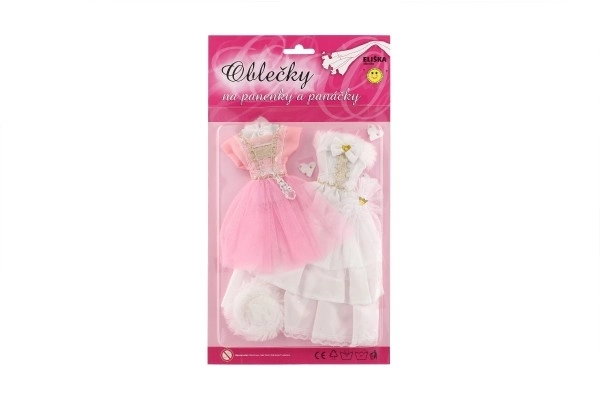 Puppenbekleidung mit Zubehör - 2 Stück