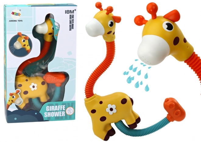 Badespielzeug Giraffe Sprinkler Gelb