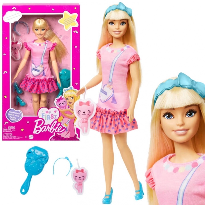 Meine erste Barbie Puppe mit beweglichen Gliedmaßen und Kätzchen