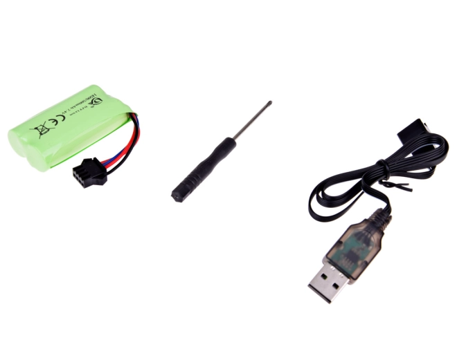 Wiederaufladbarer Akku mit USB‑Laden