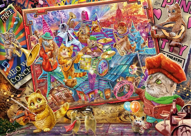 Schmidt Puzzle Katzenmanie 1000 Teile