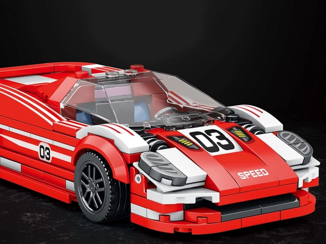 Rotes Sportwagen 917 Baukasten