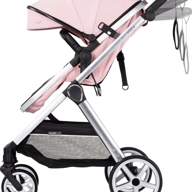 Kinderwagen Chipolino Vista 2v1 Rosa Marshmallow