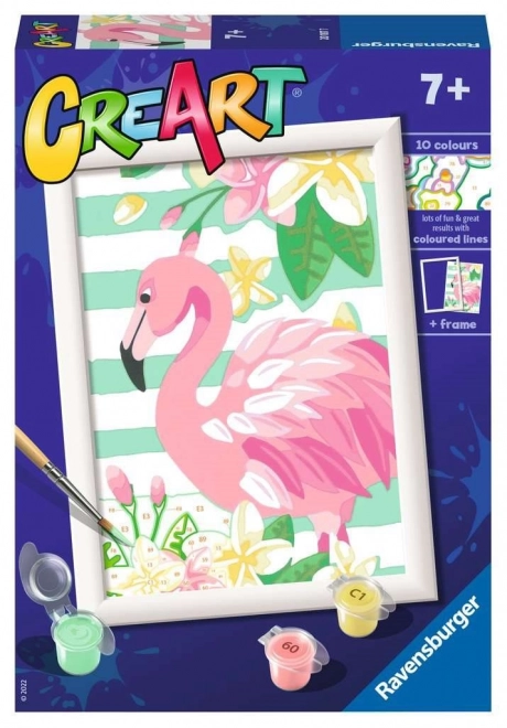 Ravensburger CreArt - Malset Rosa Flamingo