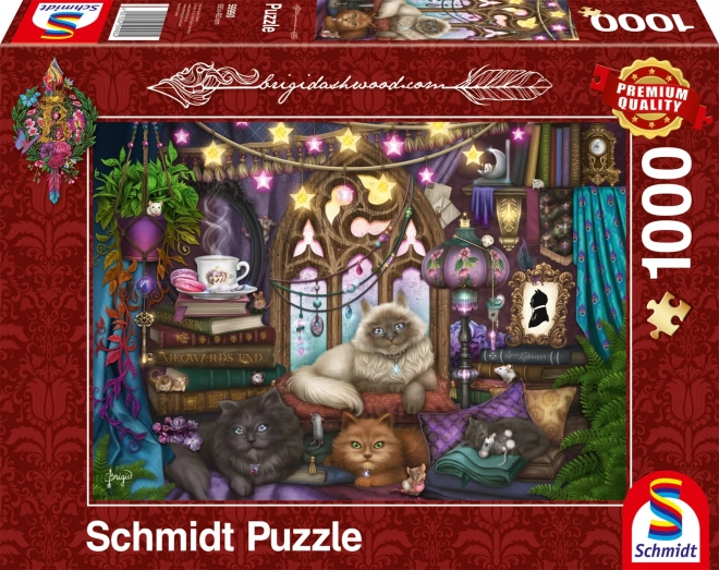 Puzzle Katzen und Sofa 1000 Teile