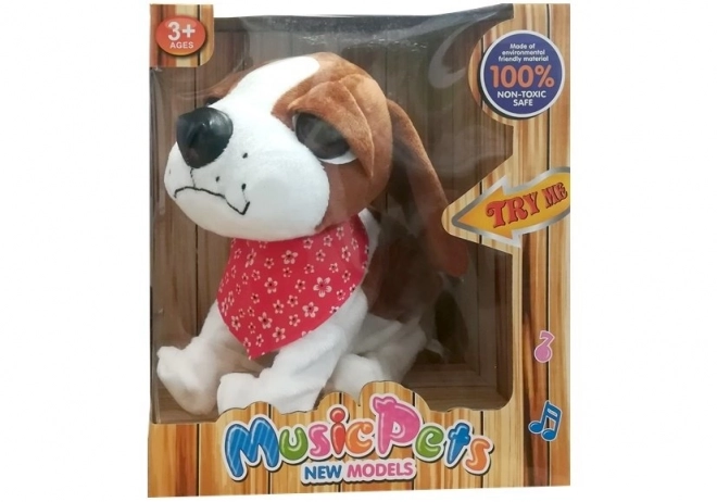 Interaktiver Hund mit bellendem Schwanz und sensorischen Funktionen