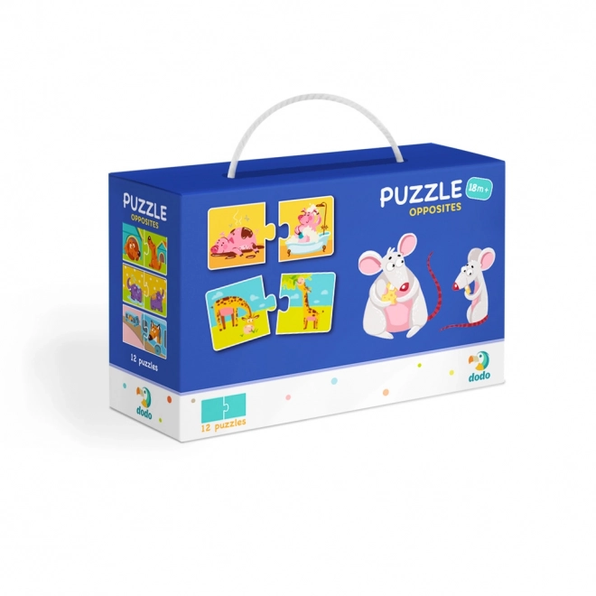 Puzzle Duo Gegensätze -12x2 Teile