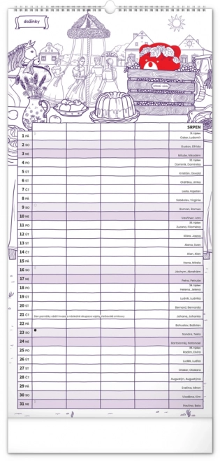 Familienplaner Kalender Teribear 2025