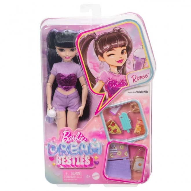 Barbie Dream Besties Renee Puppe mit kulinarischen Accessoires