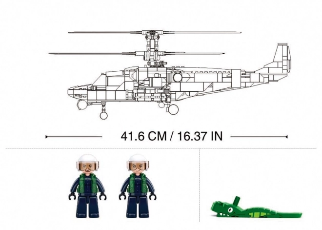 Sluban Kampfhubschrauber KA-52S