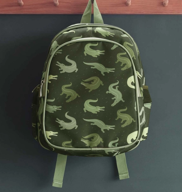 A Little Lovely Company Kindergartenrucksack – Krokodil